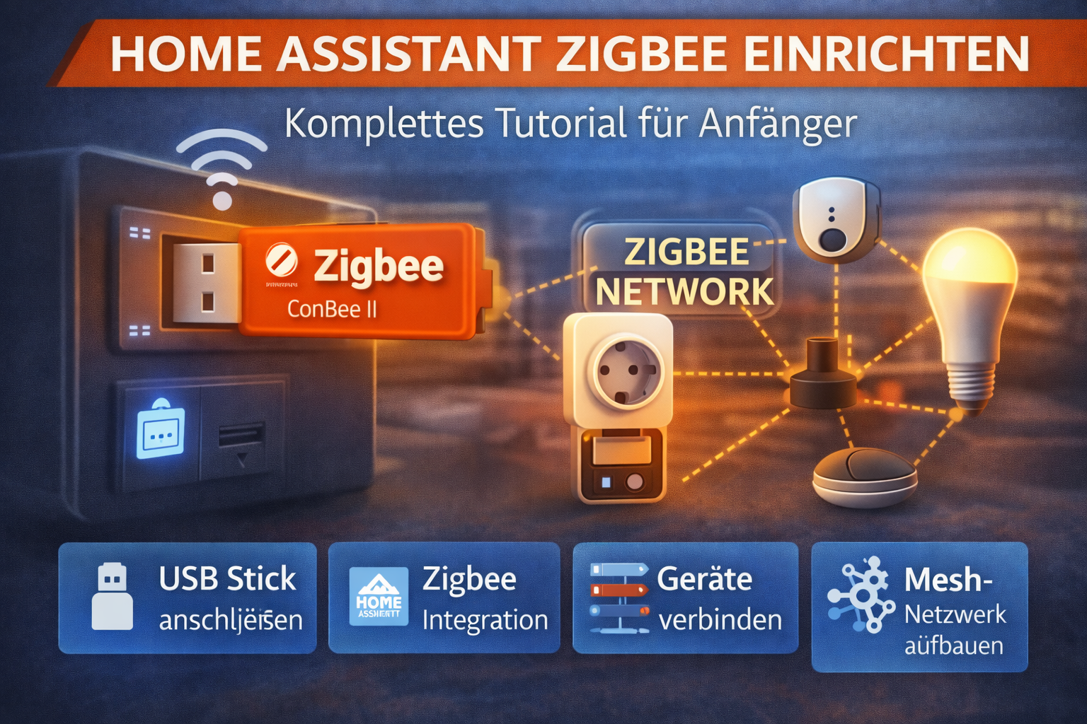 Home Assistant Zigbee einrichten – Die komplette Anleitung