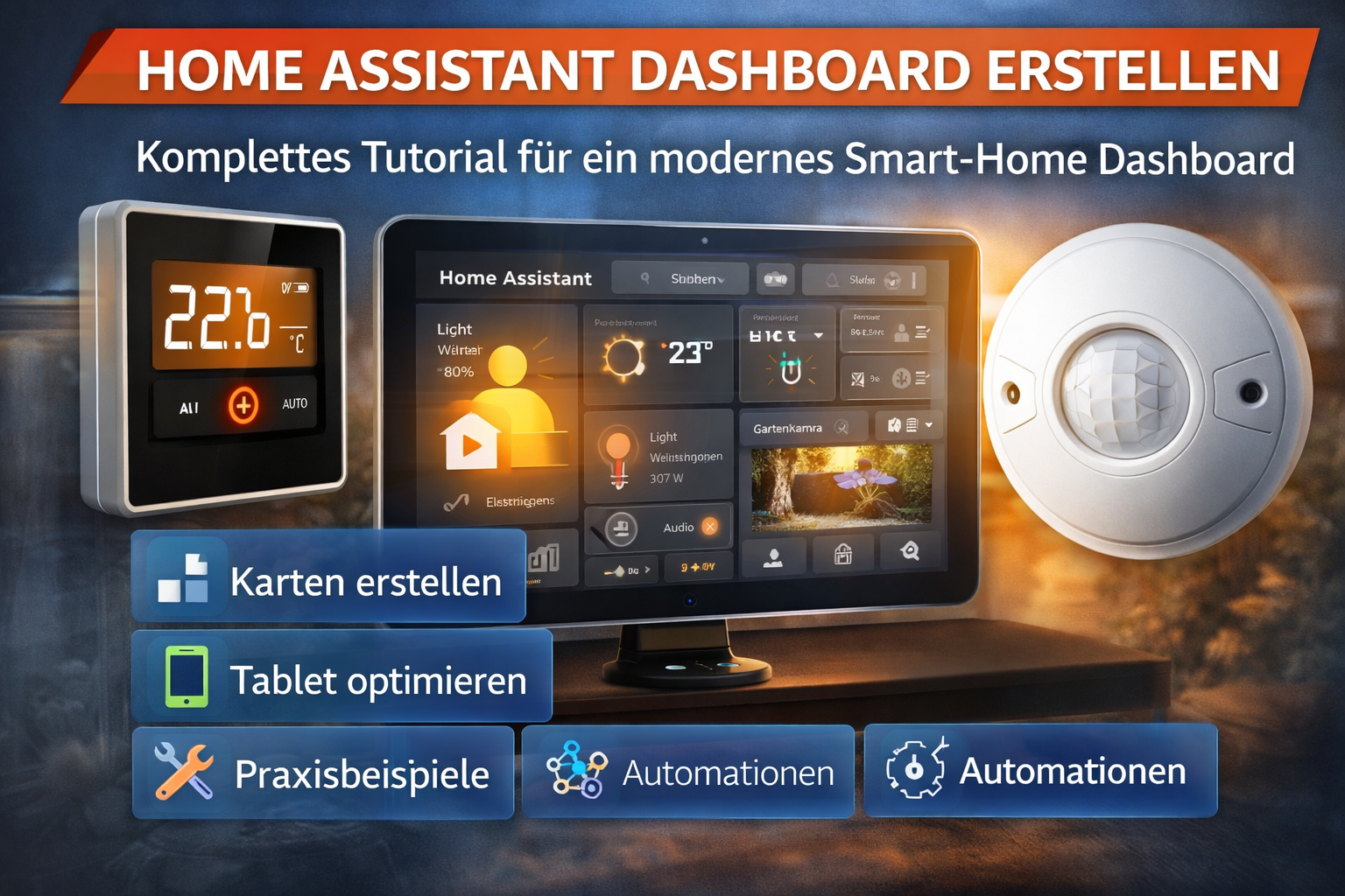 Home Assistant Dashboard erstellen – Die komplette Profi-Anleitung (2026)